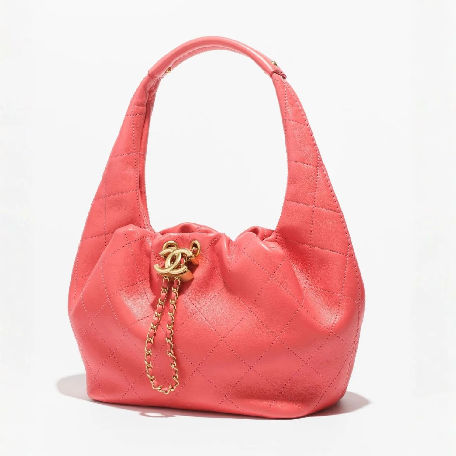 Chanel Hobo Handbag Coral / - Image 3