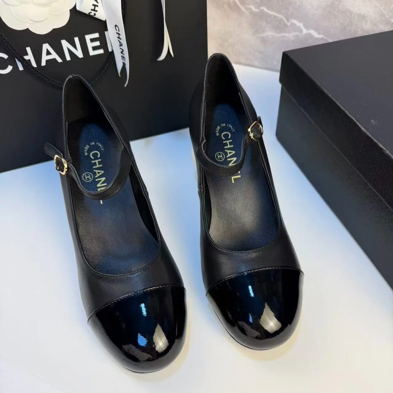 Chanel Mary Janes Black - Image 3