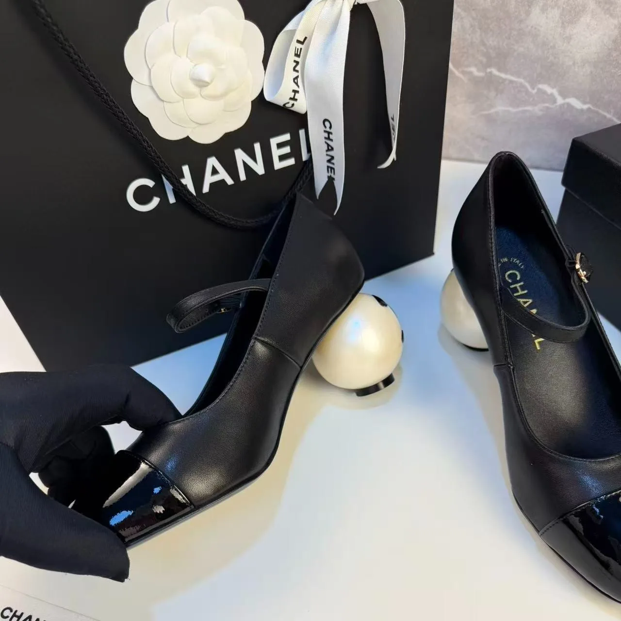 Chanel Mary Janes Black - Image 4