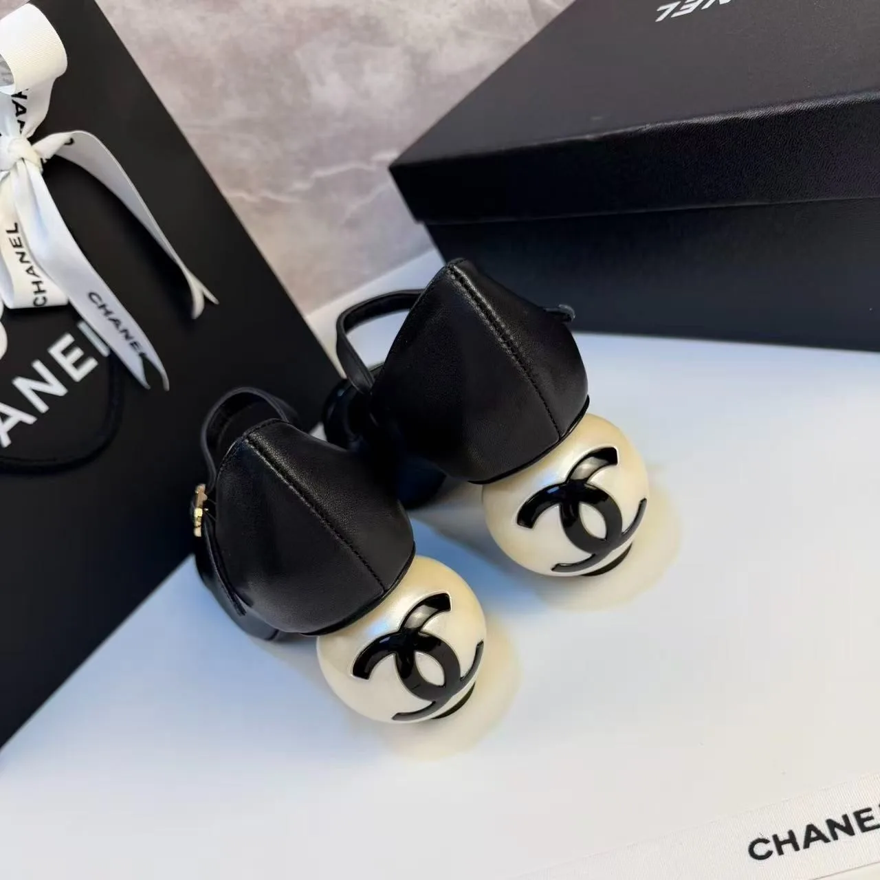 Chanel Mary Janes Black - Image 5
