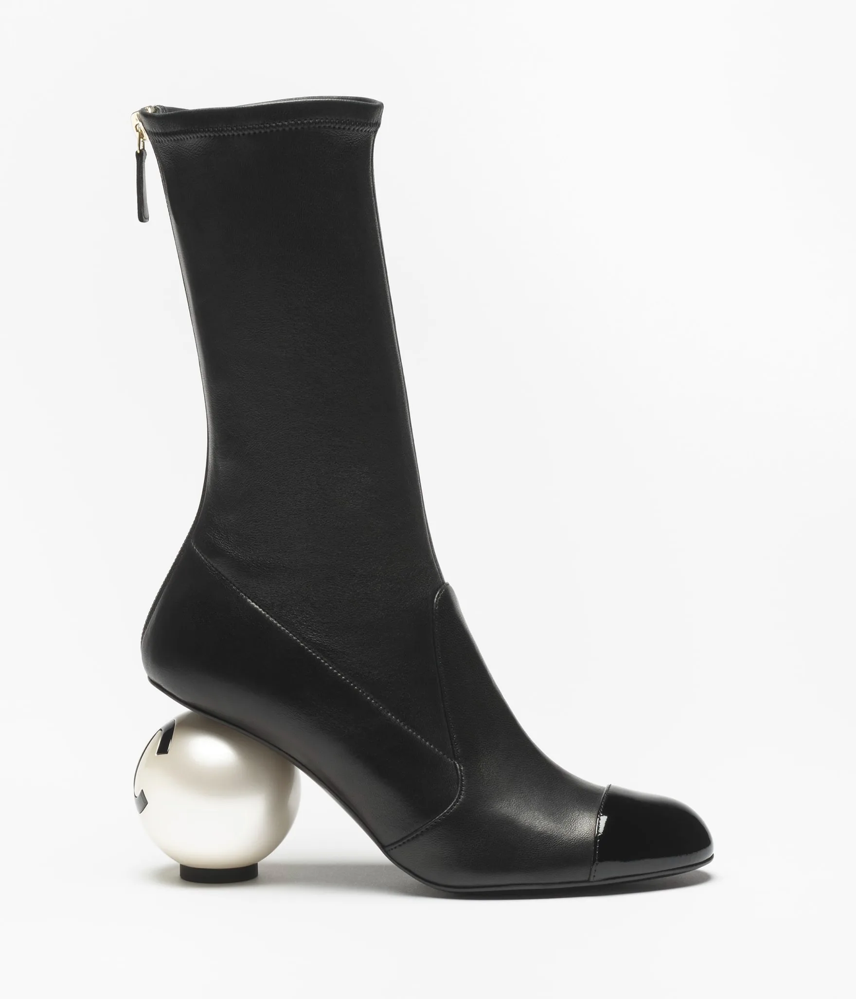 Chanel Mid-Calf Boots Black - Image 2