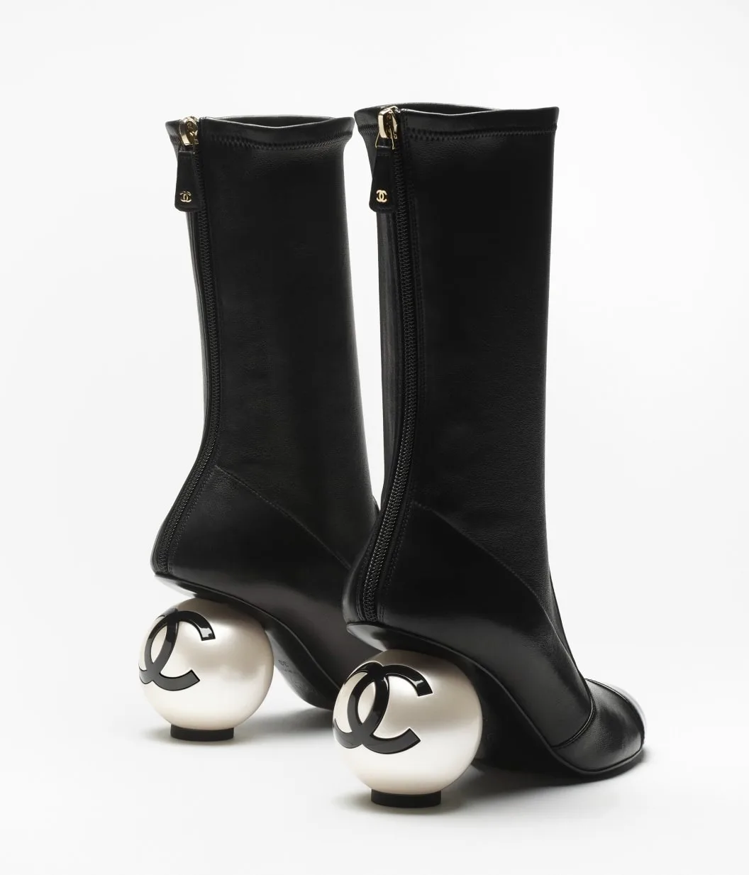 Chanel Mid-Calf Boots Black - Image 3