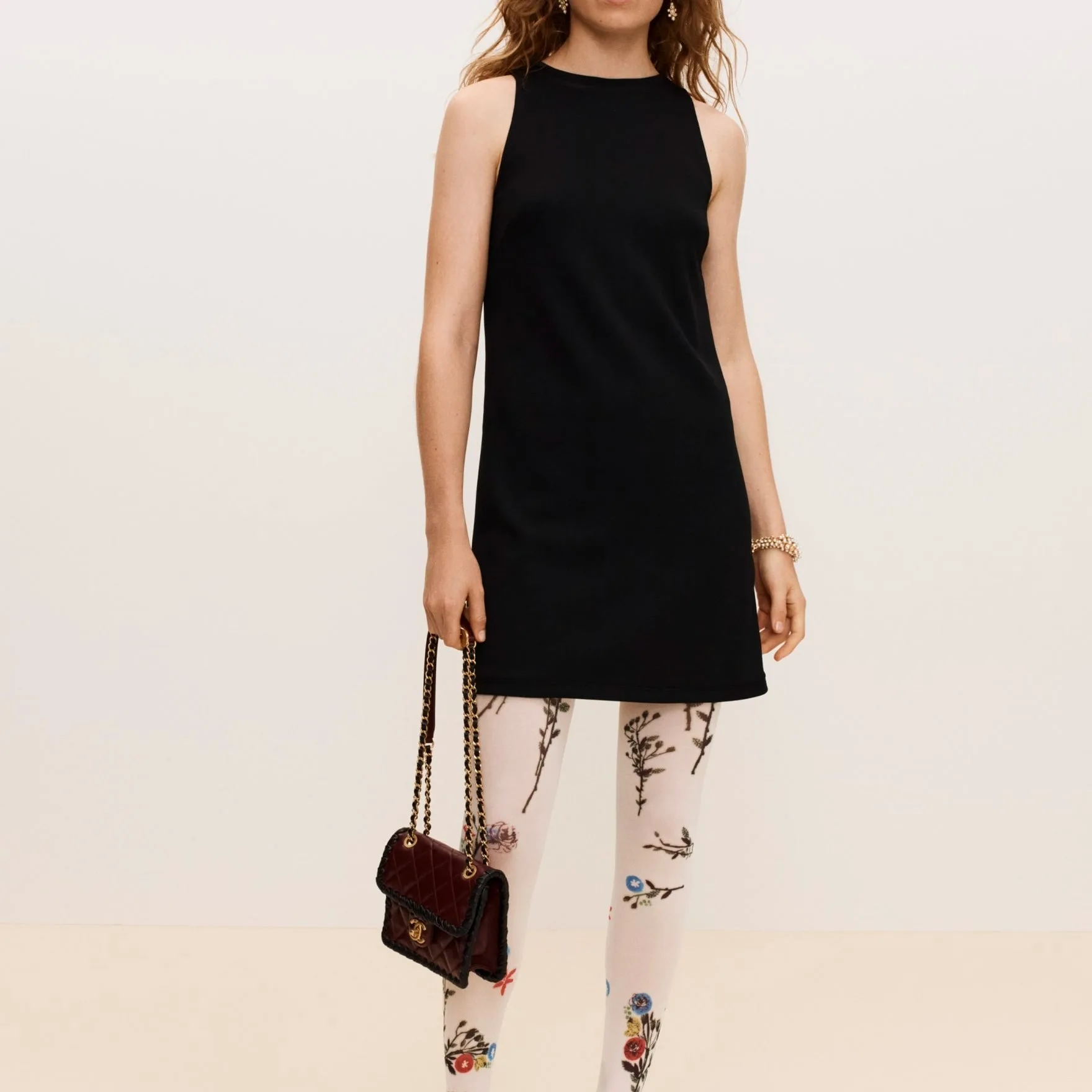 Chanel Mini Flap Bag Dark Burgundy/Black / - Image 2