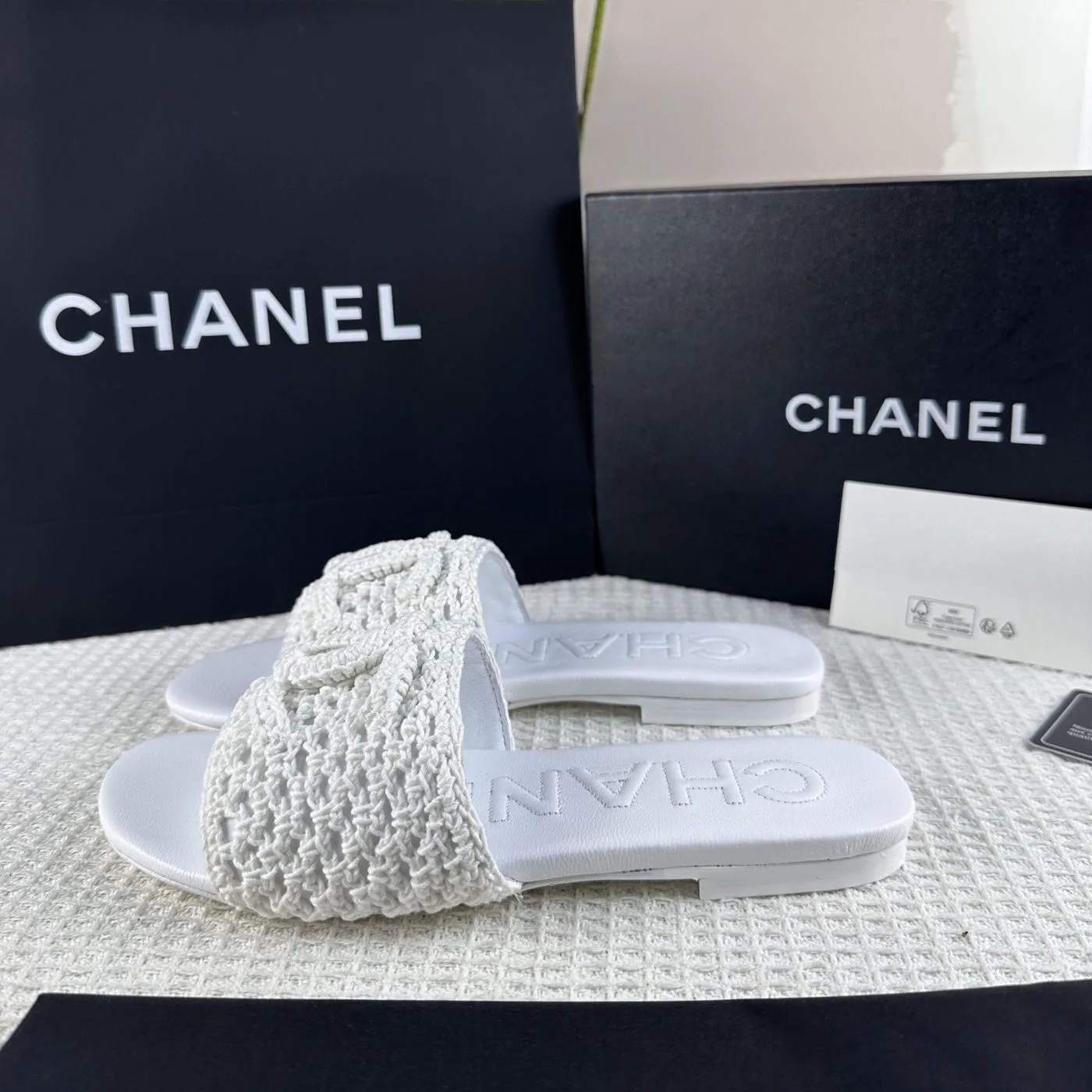 Alternative view of Chanel Mules Sandals White