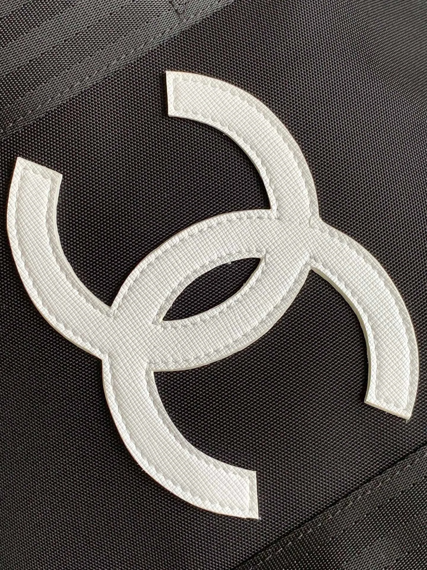Chanel CC Logo Novelty Boston Travel Bag Black / - Image 6