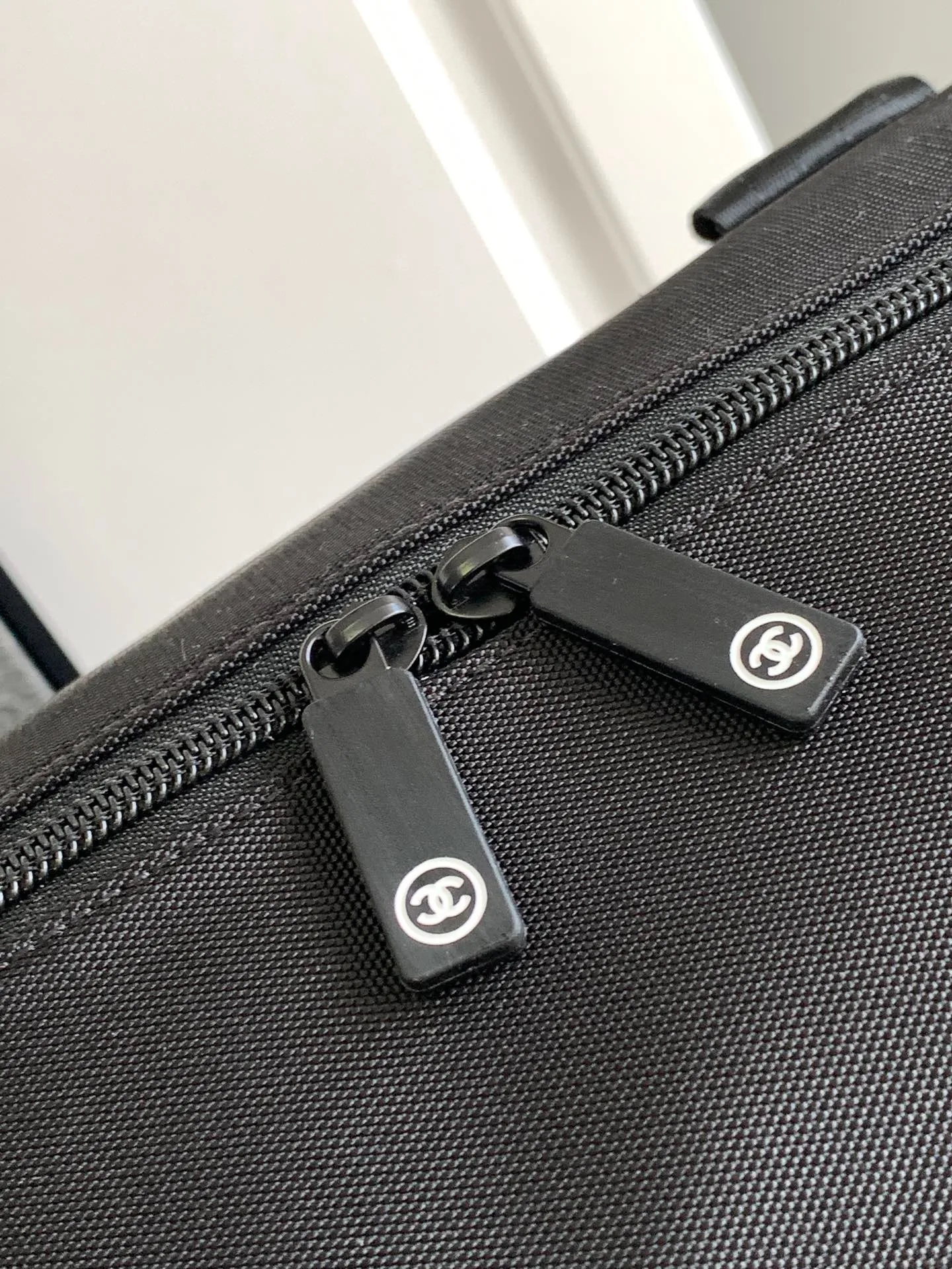 Chanel CC Logo Novelty Boston Travel Bag Black / - Image 7