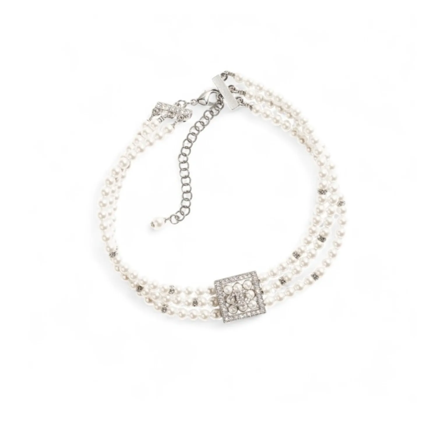Chanel Pearl Rhinestone