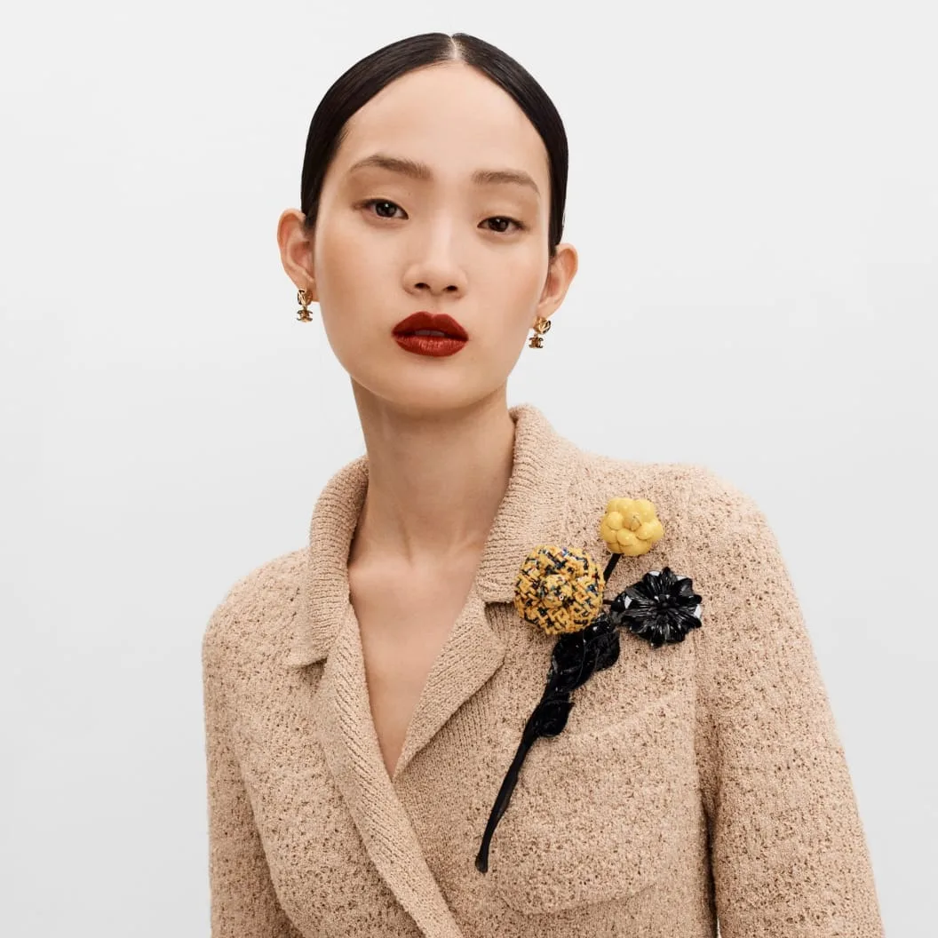 Alternative view of Chanel Pendant Earrings Gold Hardware
