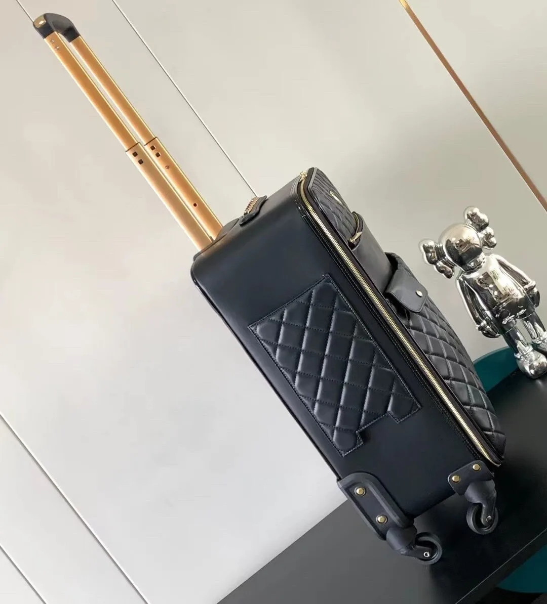 Chanel Classic CC Logo Suitcase Black / - Image 2