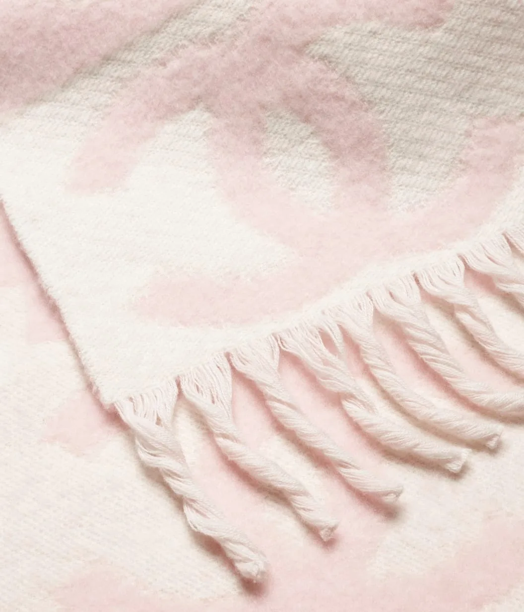 Chanel Scarf Light Pink/White / - Image 3