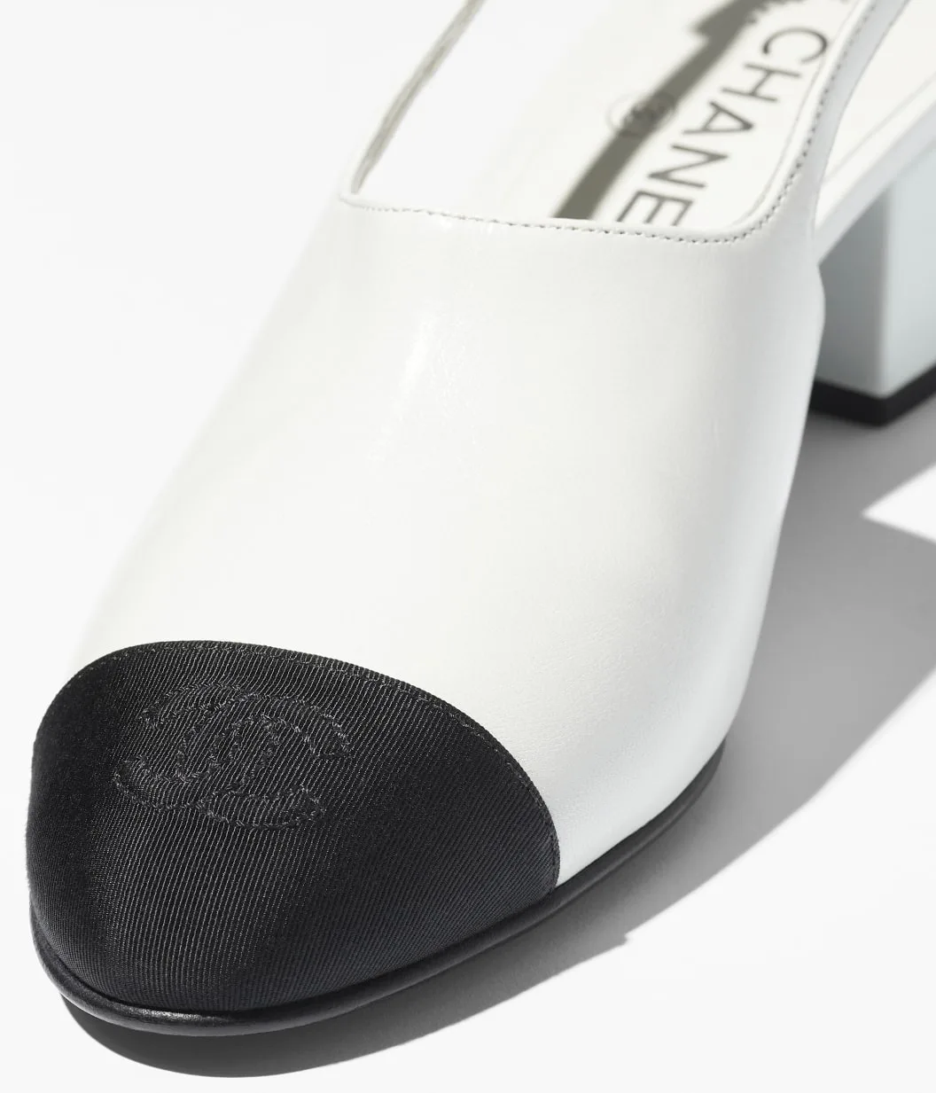 Chanel Slingbacks White/Black --NAEET - Image 4