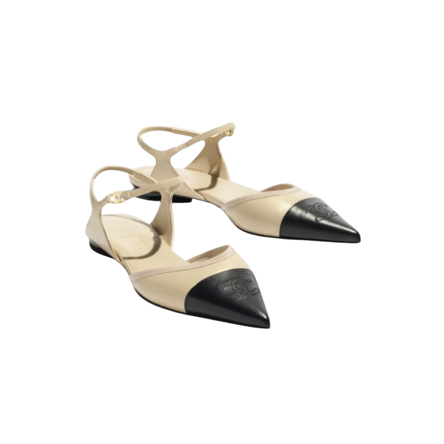 Chanel Slingbacks Beige/