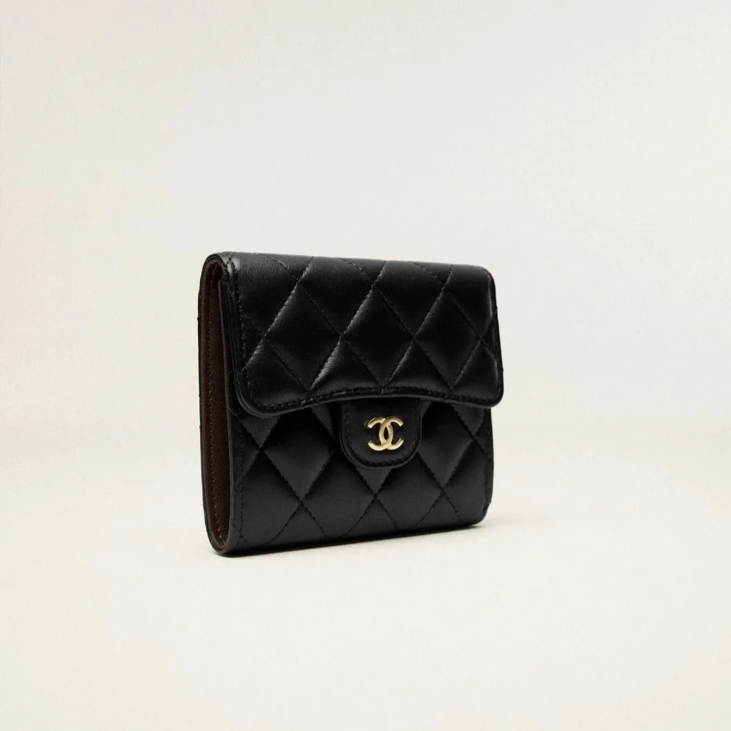 Chanel Small Classic Flap Wallet Black / - Image 2