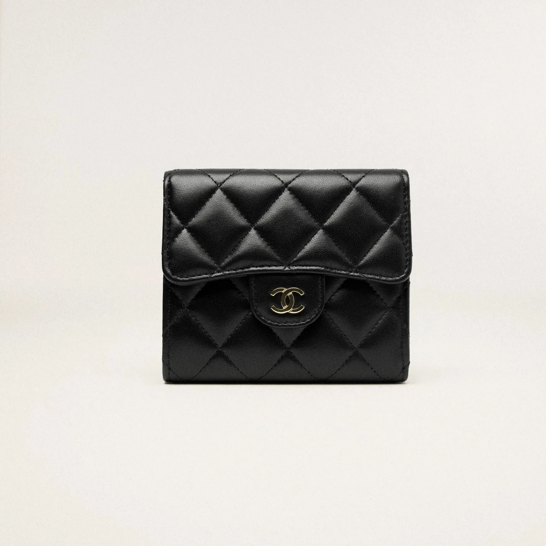 Chanel Small Classic Flap Wallet Black / - Image 3