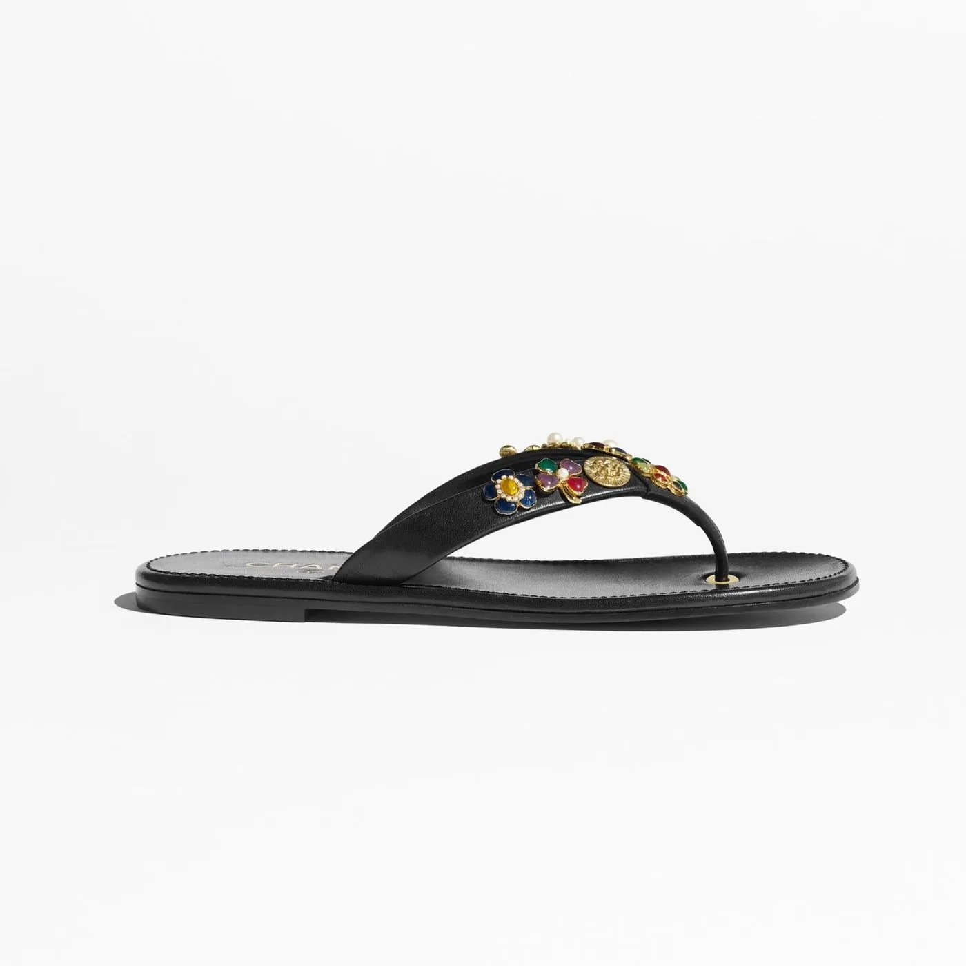 Chanel Thongs Black - Image 4