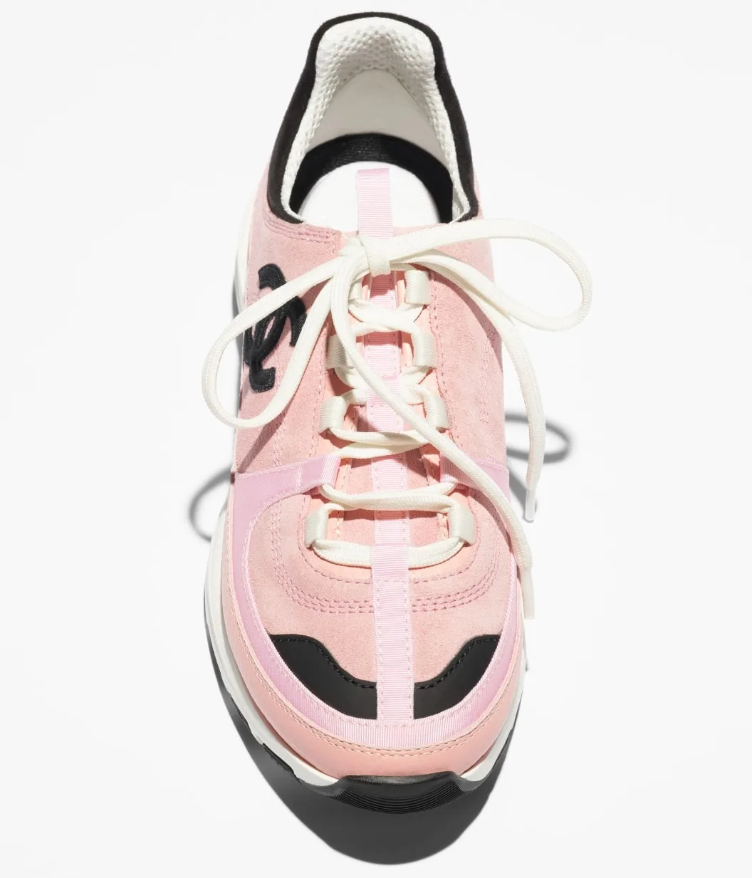 Chanel Trainers Light Pink/Black --U6221 - Image 4