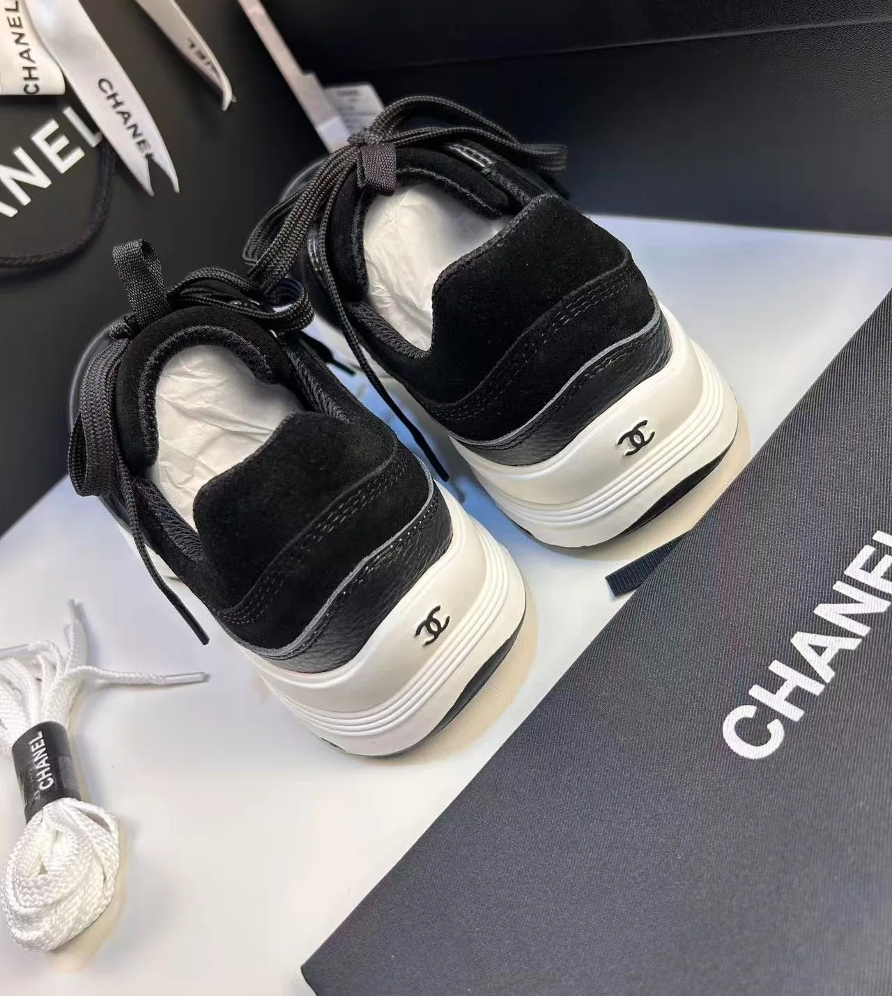 Chanel Trainers In Black - Image 5