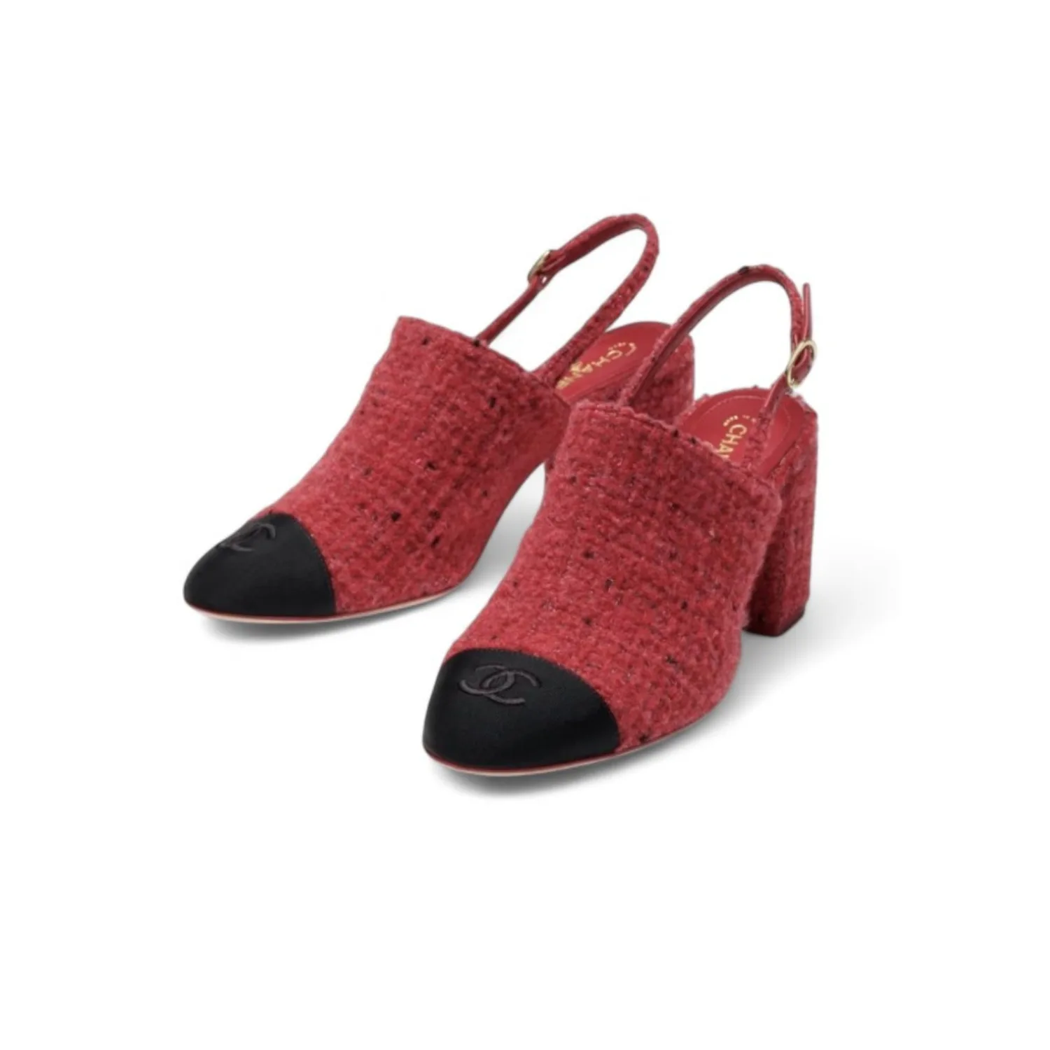 Chanel Tweed Slingbacks