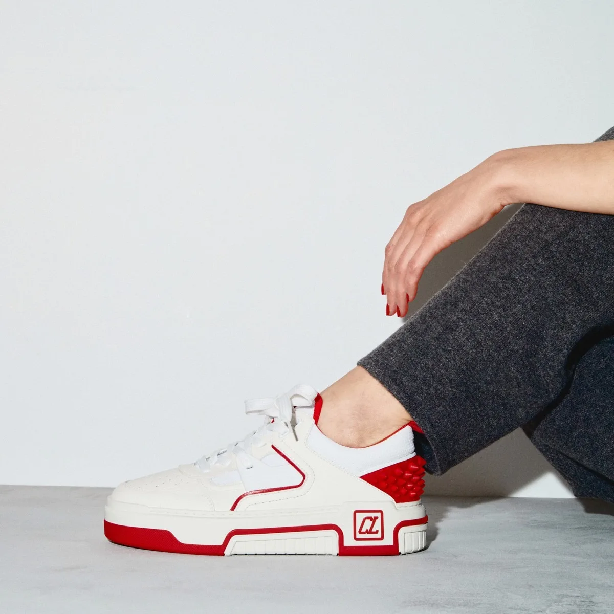 Alternative view of Christian Louboutin Astroloubi Sneakers White
