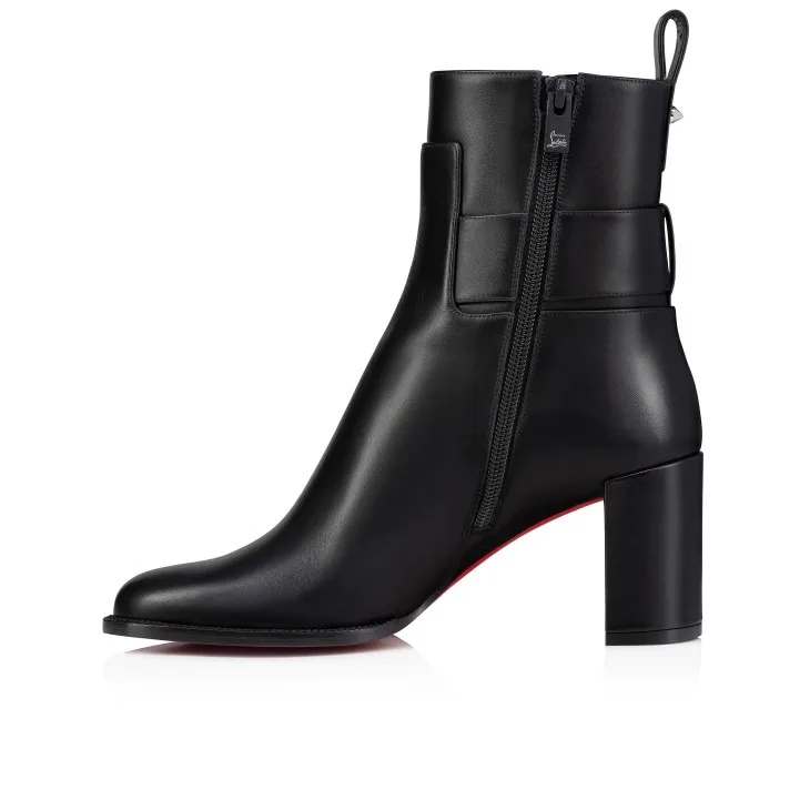 Christian Louboutin Booty Lock Low Boots Black - Image 4