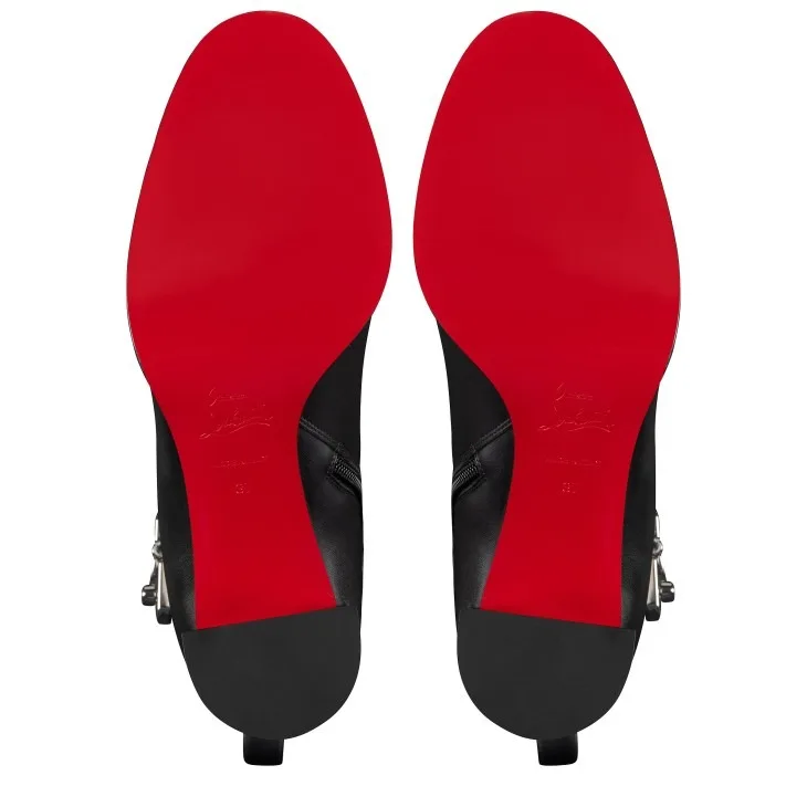 Christian Louboutin Booty Lock Low Boots Black - Image 6