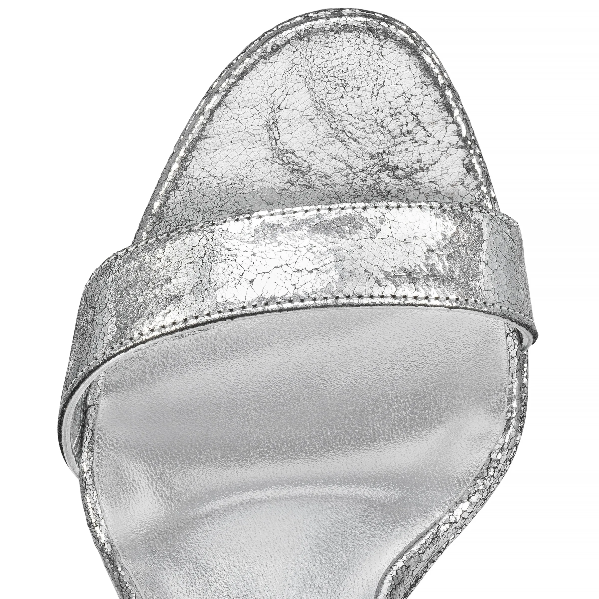 Christian Louboutin Loubi Queen Alta Silver - Image 3