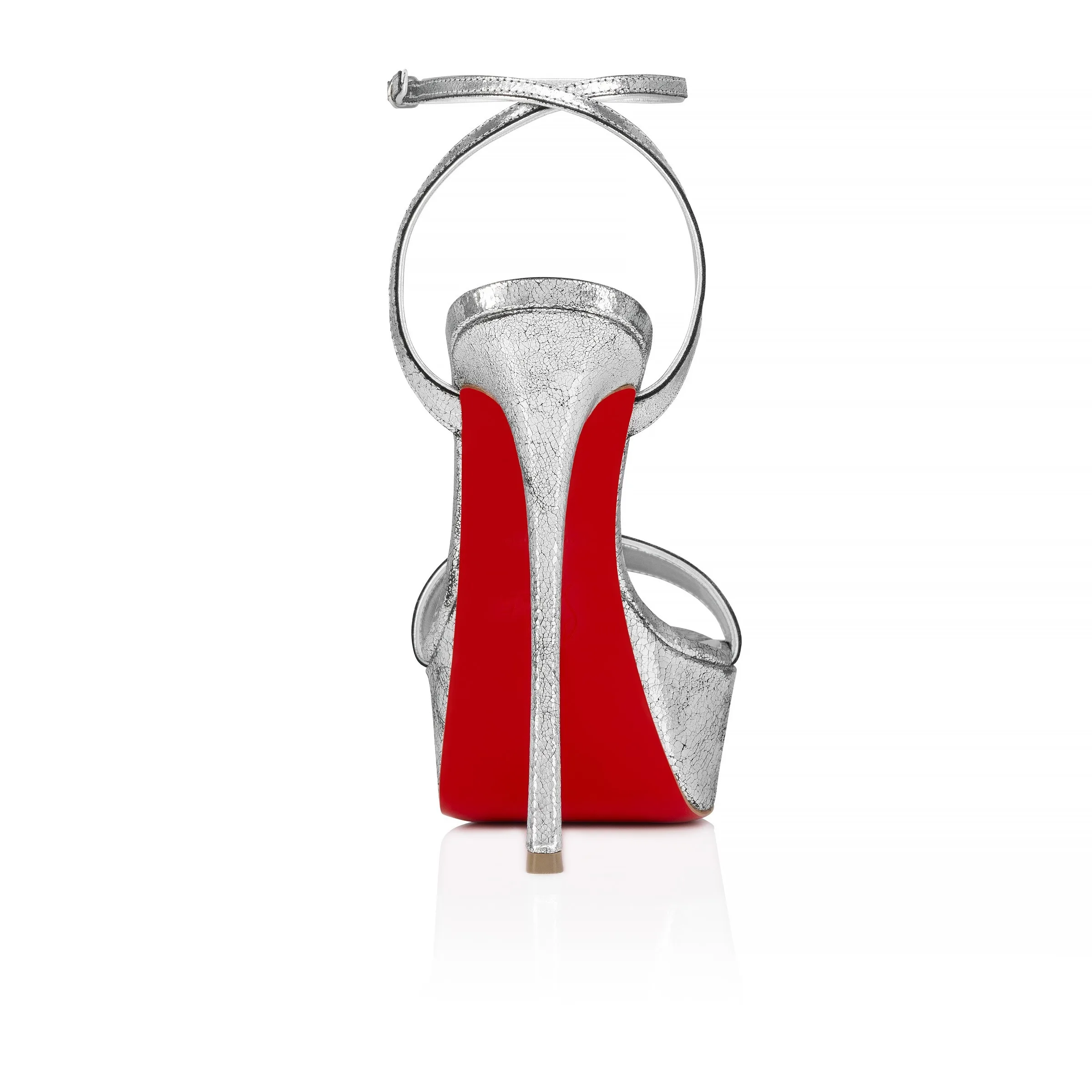 Christian Louboutin Loubi Queen Alta Silver - Image 4