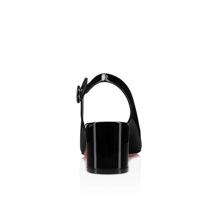 Christian Louboutin So Jane Sling Pumps Black - Image 4