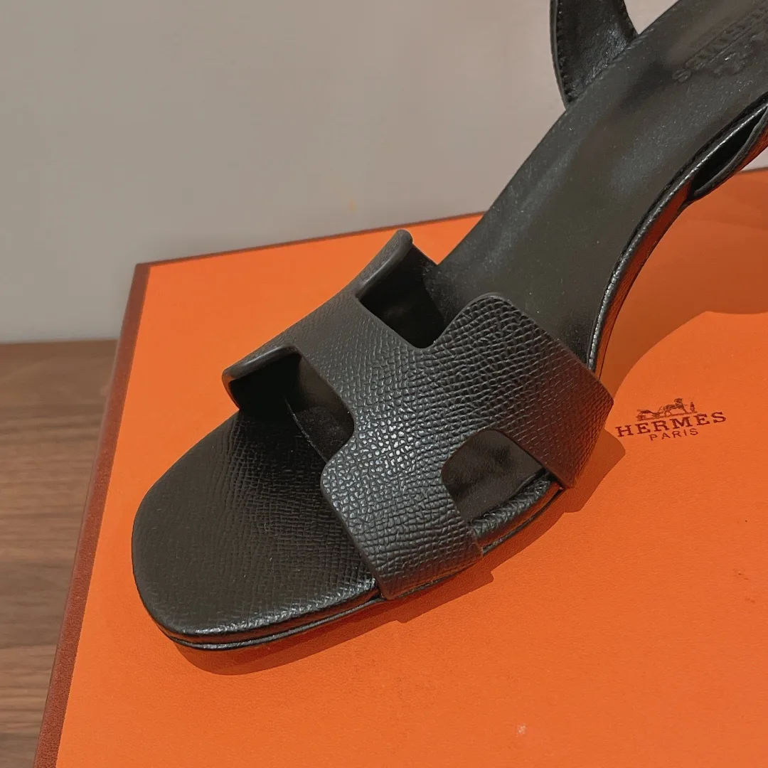 Hermes Eternite Sandal Noir / - Image 8