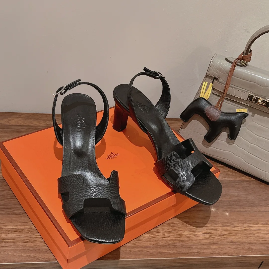 Hermes Eternite Sandal Noir / - Image 5