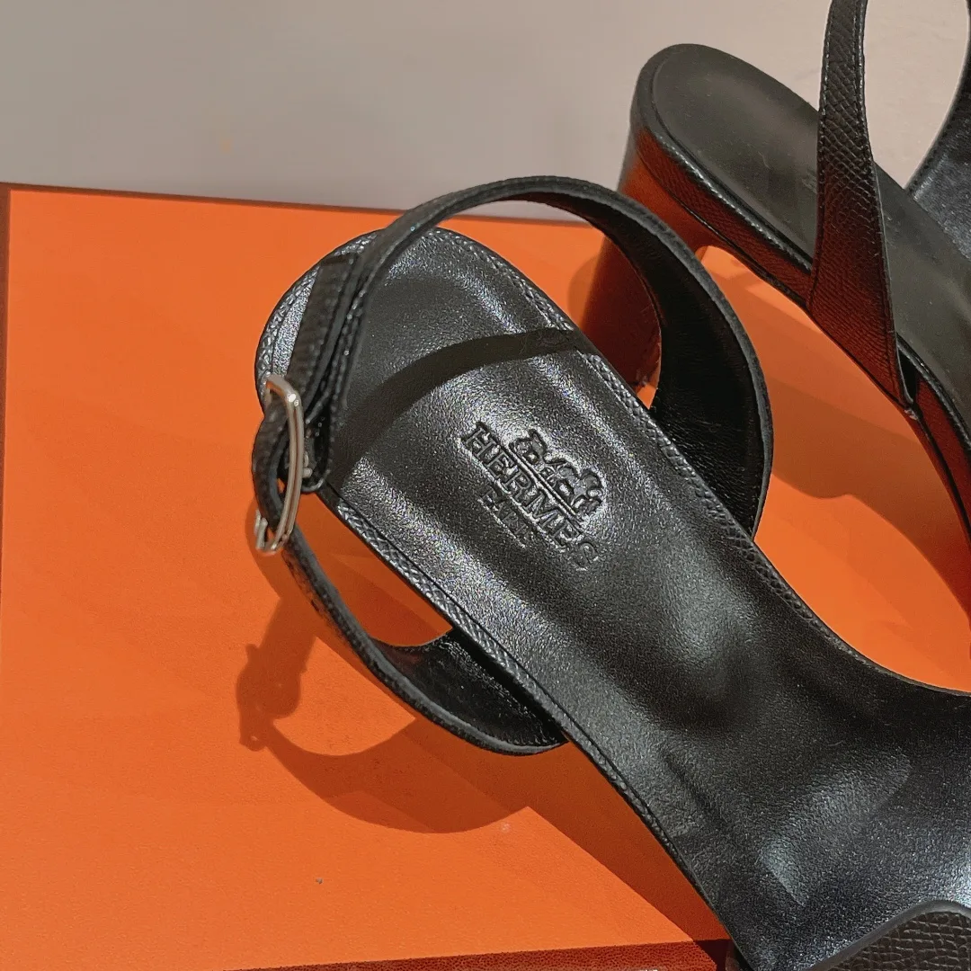 Alternative view of Hermes Eternite Sandal Noir /