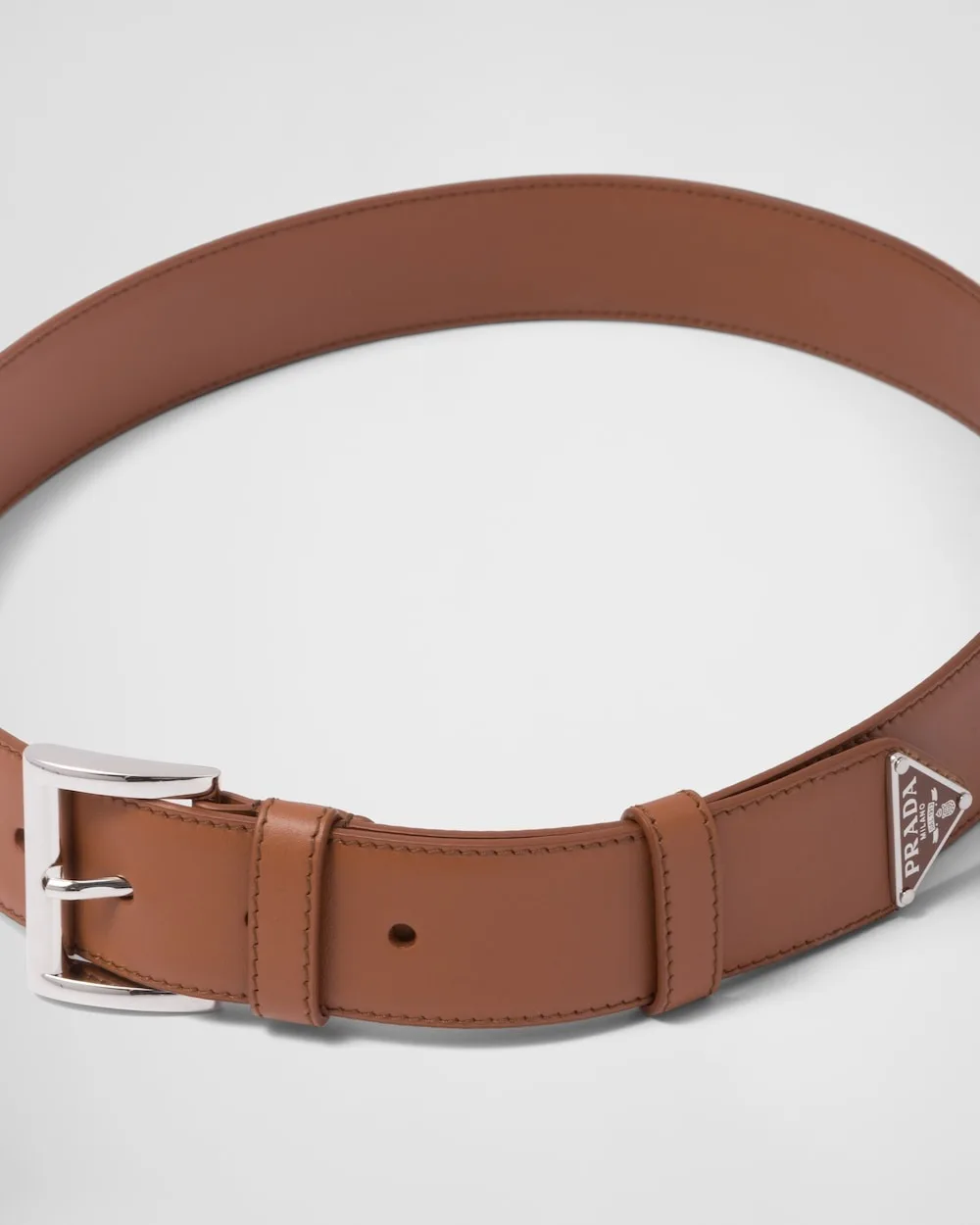 Prada Leather Belt Cognac 1CC545_8NQ_F0046 - Image 3