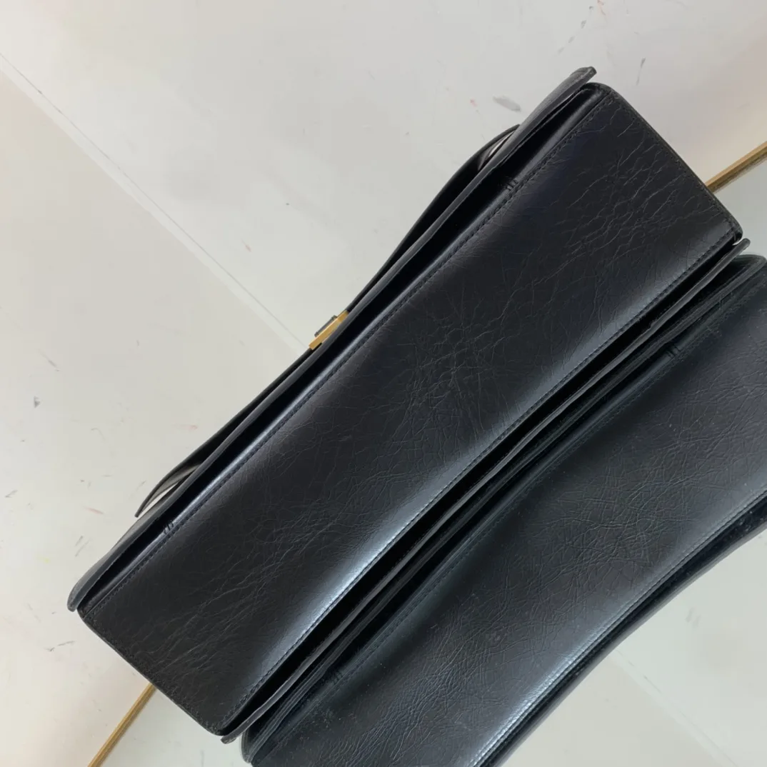 Balenciaga Crush Large Chain Bag In Black / - Image 5