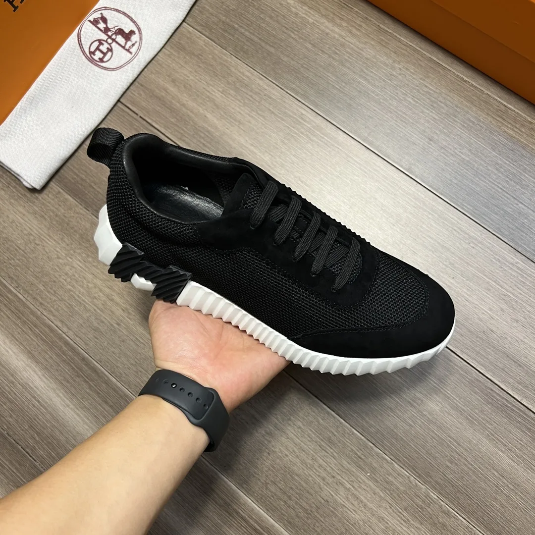 Hermes Bouncing Sneakers Black - Image 9