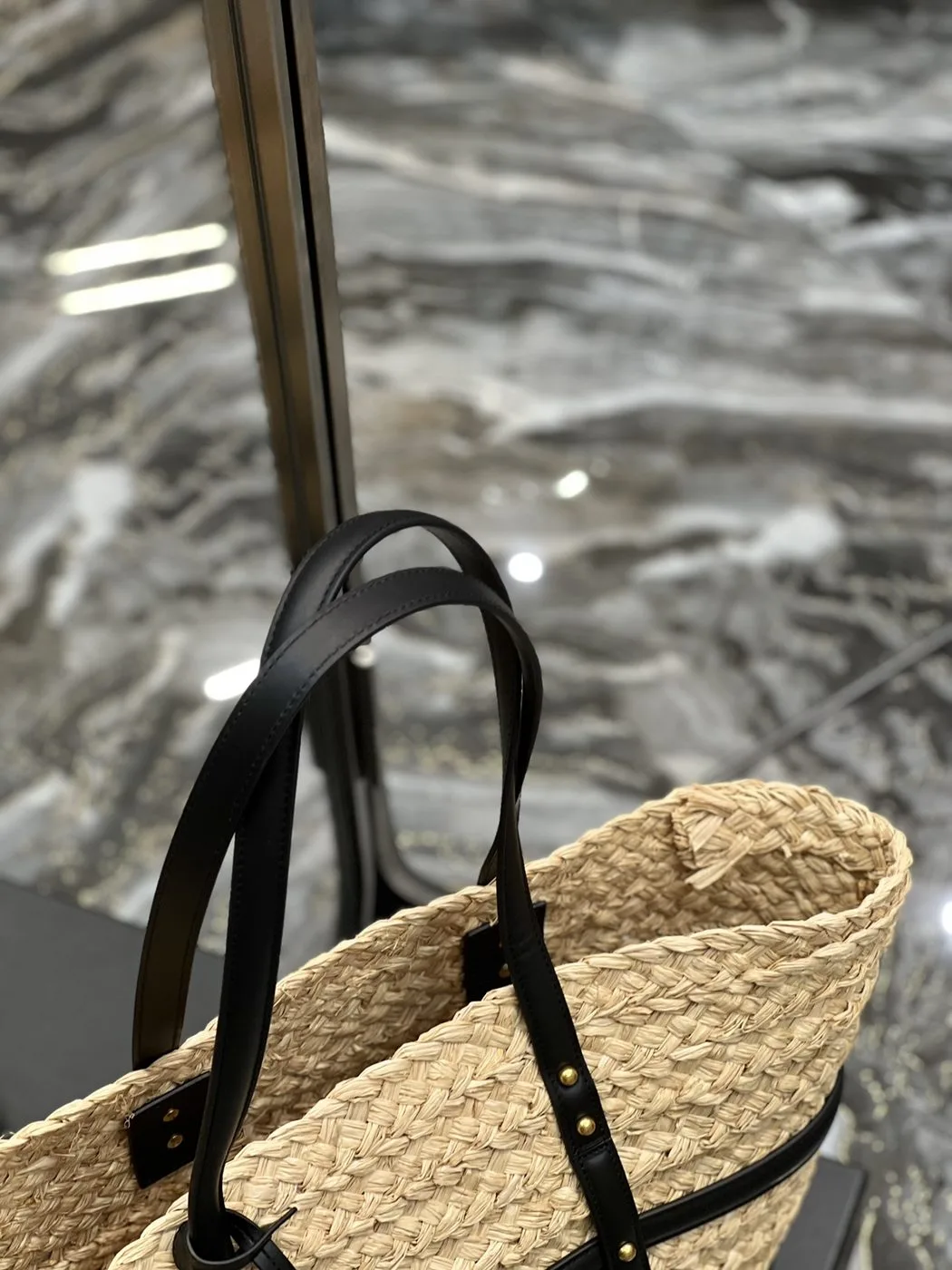 Saint Laurent Beatrix Panier Cut Out Beige - Image 3