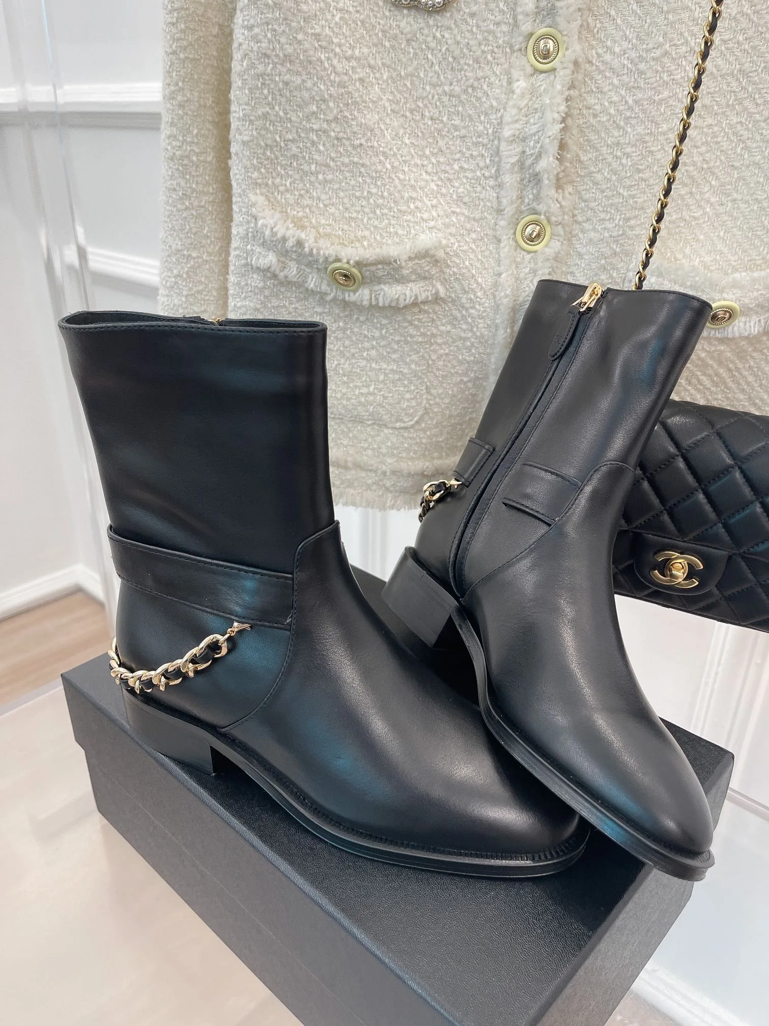 Chanel Ankle Boots