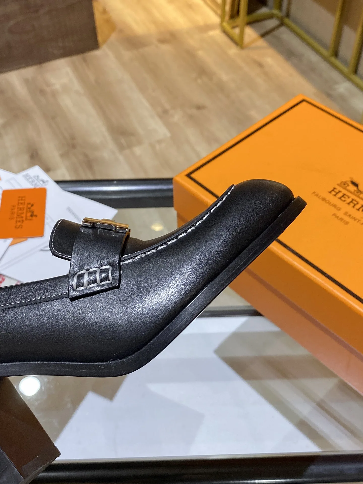 Hermes Shoes Heel Black / - Image 8