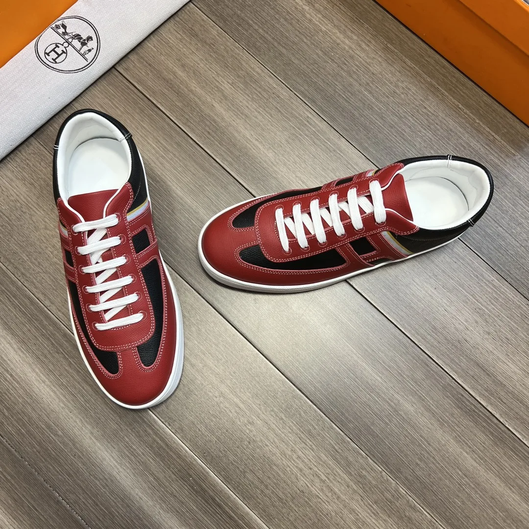 Hermes Boomerang Sneaker Red - Image 7