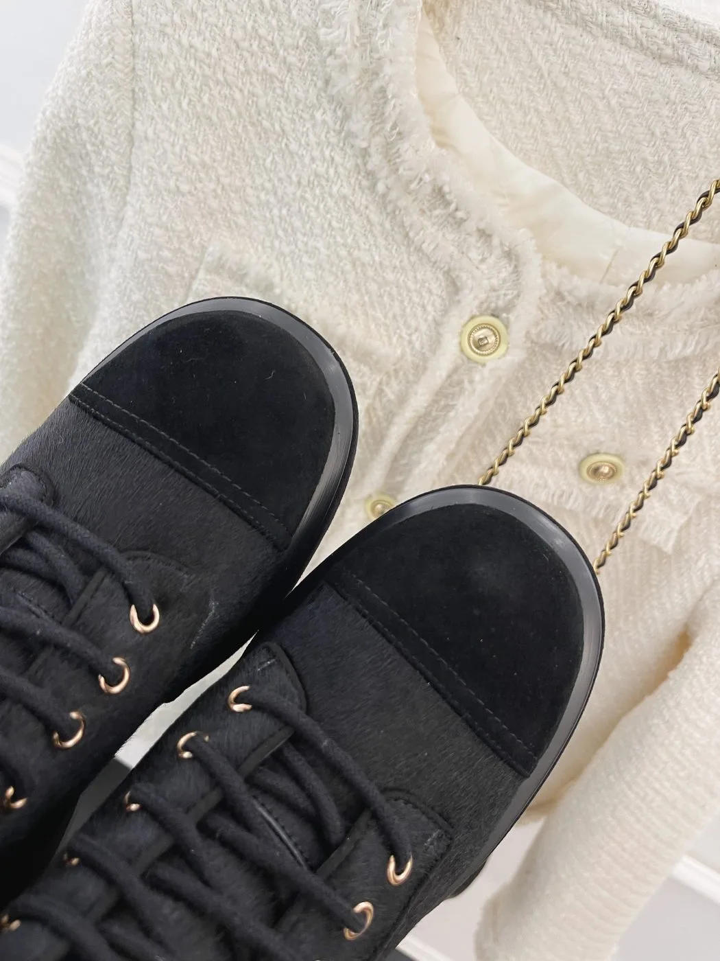 Chanel Women’s Lace-Ups Black - Image 3