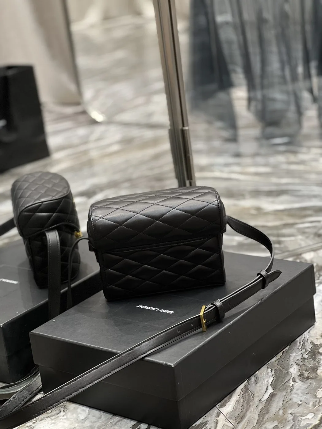 Saint Laurent June Box Bag Black - Image 3
