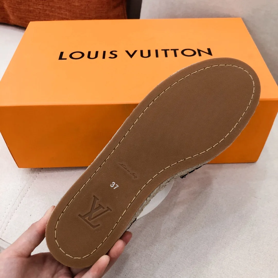 Alternative view of Louis Vuitton Women’s Starboard Flat Espadrille Black