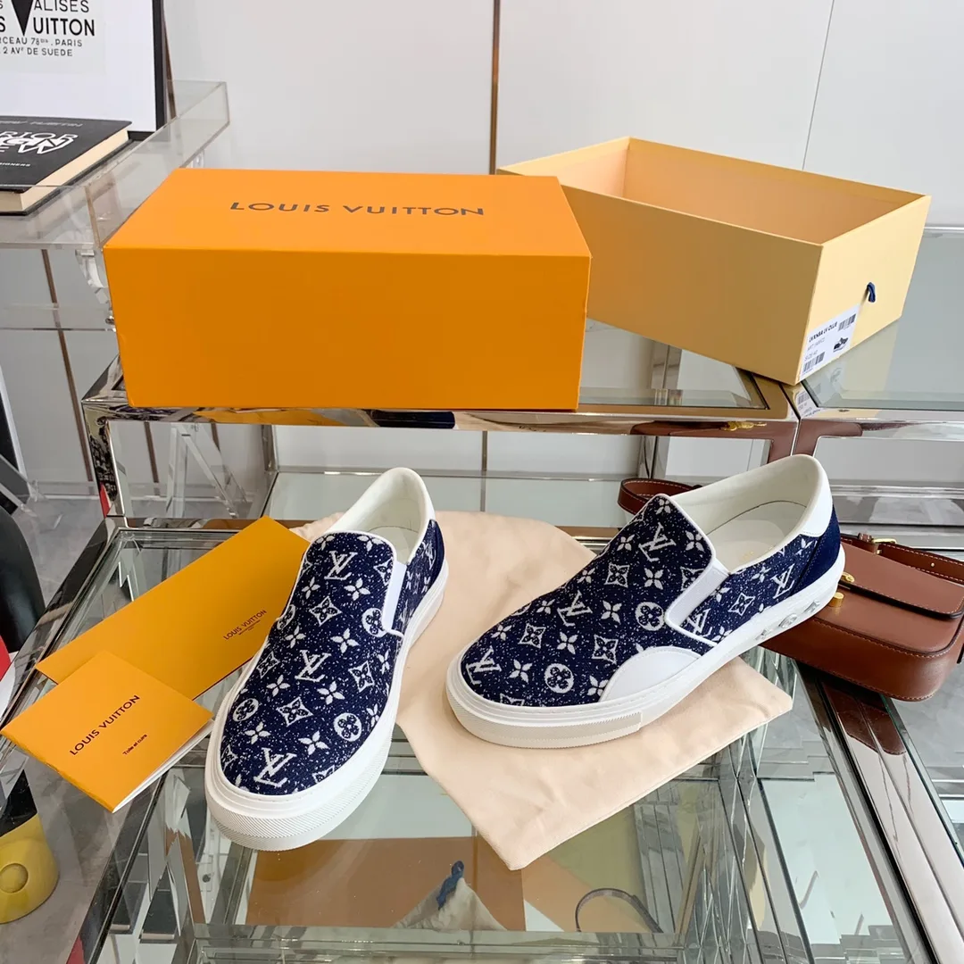 Alternative view of Louis Vuitton Women’s Trocadero Slip On Dark Blue