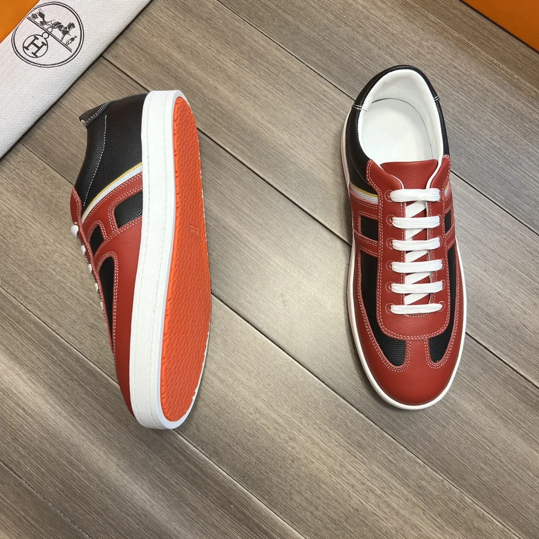 Hermes Boomerang Sneaker Red - Image 6