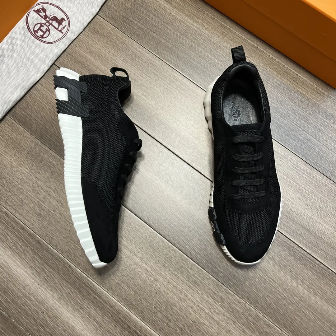 Hermes Bouncing Sneakers Black - Image 7