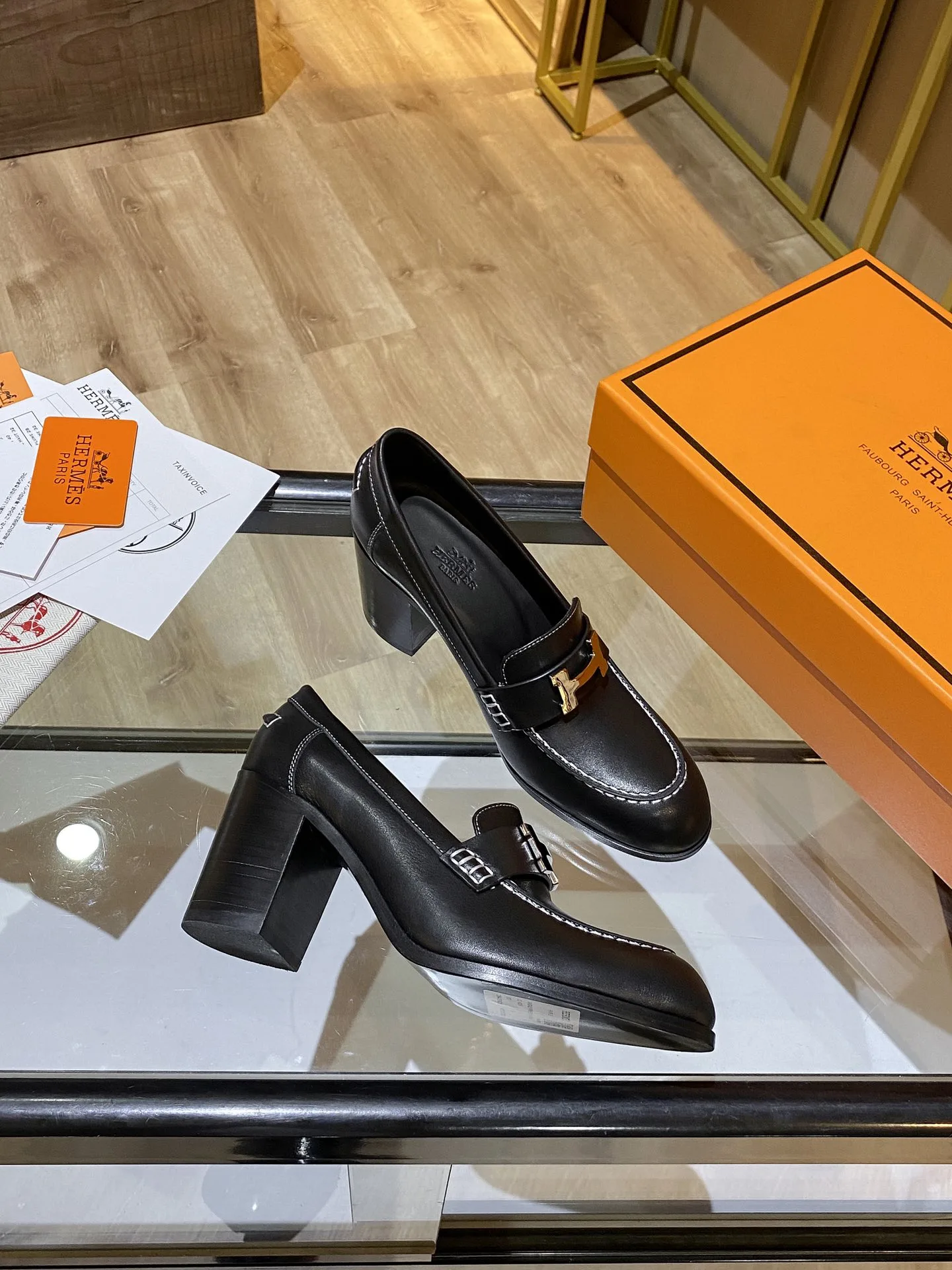 Hermes Shoes Heel Black / - Image 6