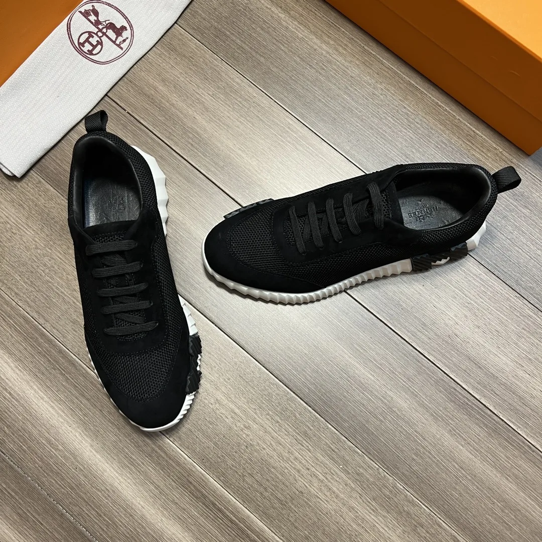 Hermes Bouncing Sneakers Black - Image 6
