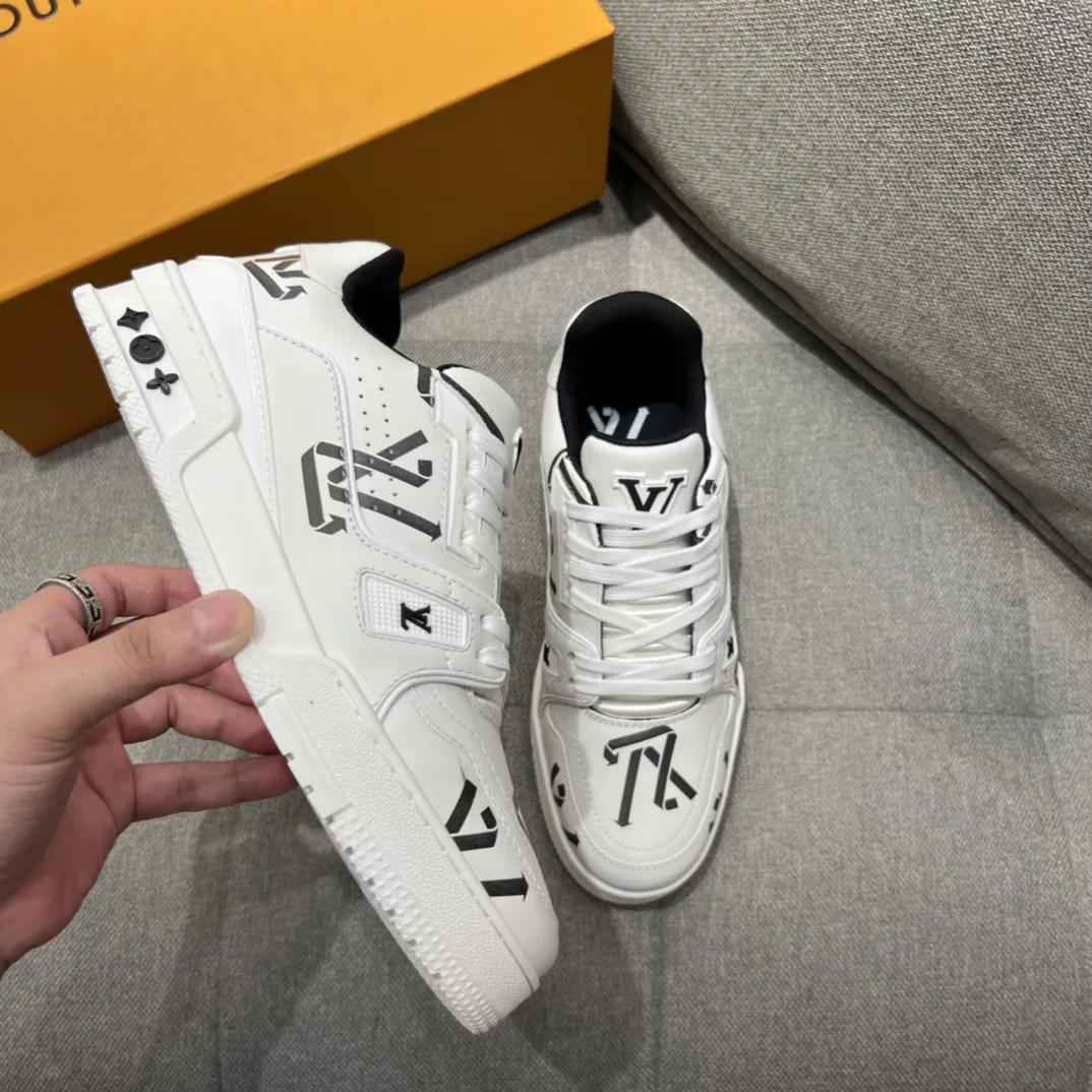 Louis Vuitton LV Trainer Sneaker Black LV 1AAGY7 - Image 6