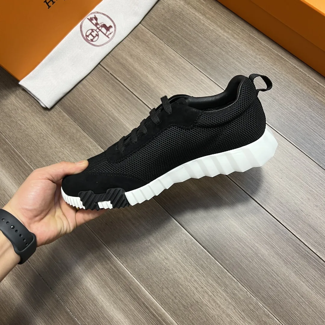 Hermes Bouncing Sneakers Black - Image 5