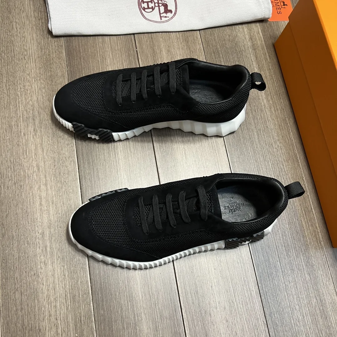 Hermes Bouncing Sneakers Black - Image 4