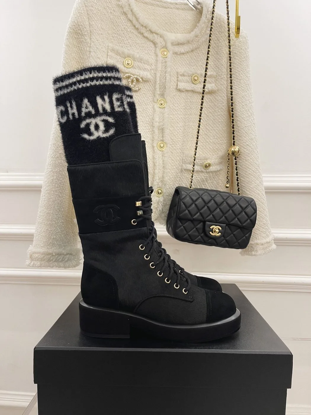 Chanel Women’s Lace-Ups Black - Image 5